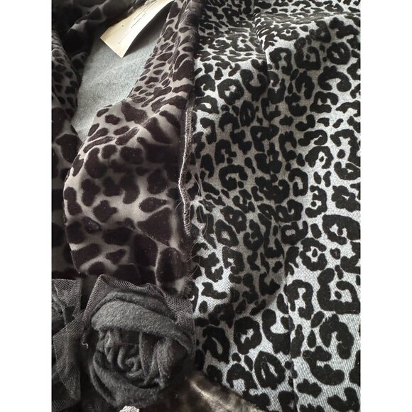 NWT Lee Andersen *Flaw De'Andre Coat Raised Velvet Mixed Media Duster Jacket XL - Picture 10 of 11